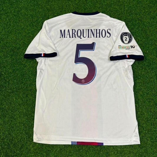 Marquinhos White Football Jersey
