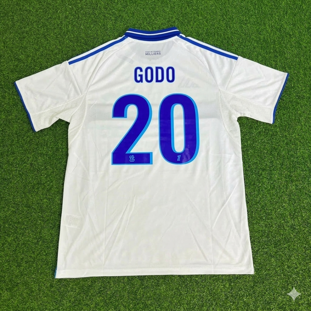 Martial Godo 20- Strasbourg 2026 Football Jersey Kit