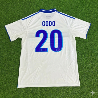 Martial Godo 20- Strasbourg 2026 Football Jersey Kit