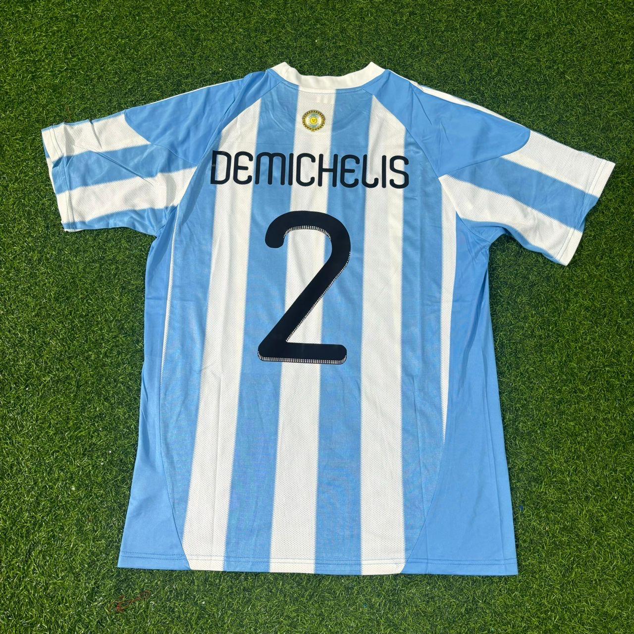 Argentina World Cup 2010 Martín Demichelis 2- Retro Football Jersey
