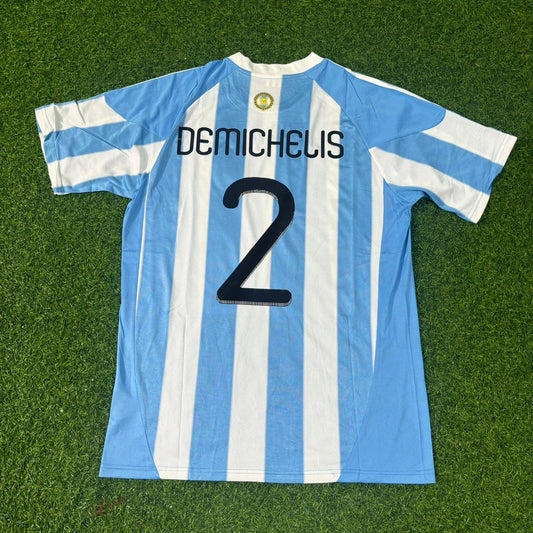 Argentina World Cup 2010 Martín Demichelis 2- Retro Football Jersey