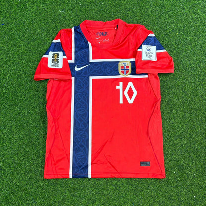 Norway World Cup 2026 Martin Ødegaard Red Football Jersey Kit
