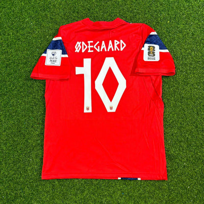 Norway World Cup 2026 Martin Ødegaard Red Football Jersey Kit