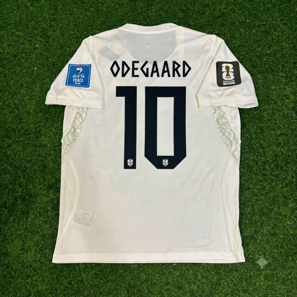 Norway World Cup 2026 Martin Ødegaard #10 White Football Jersey