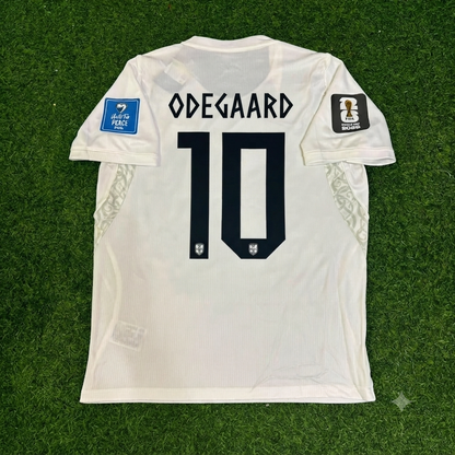 Norway World Cup 2026 Martin Ødegaard #10 White Football Jersey