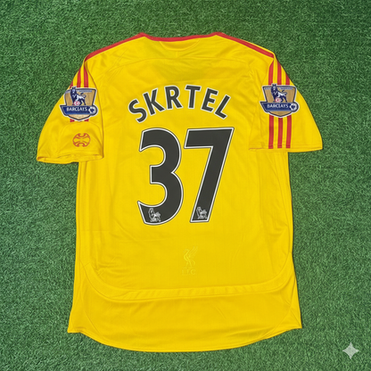 Martin Skrtel Liverpool 2006/2007 Yellow Retro Football Jersey Collection