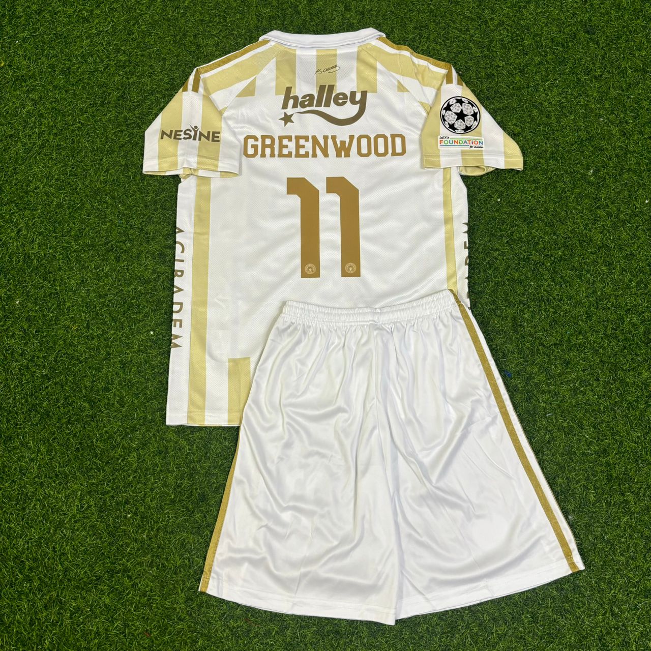 Mason Greenwood #11 Fenerbahçe 2026-2027 Away Champions League Patch Football Jersey