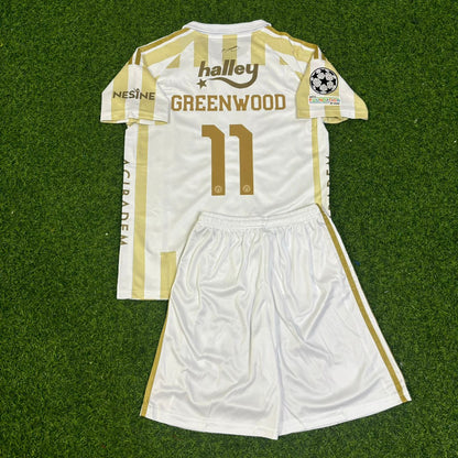 Mason Greenwood #11 Fenerbahçe 2026-2027 Away Champions League Patch Football Jersey