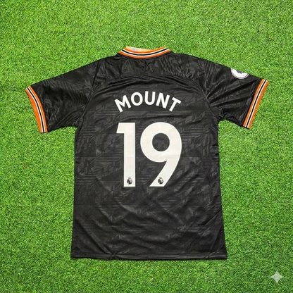 Mason Mount 19- Chelsea 2019/2020 Away Black Retro Football Jersey Collection