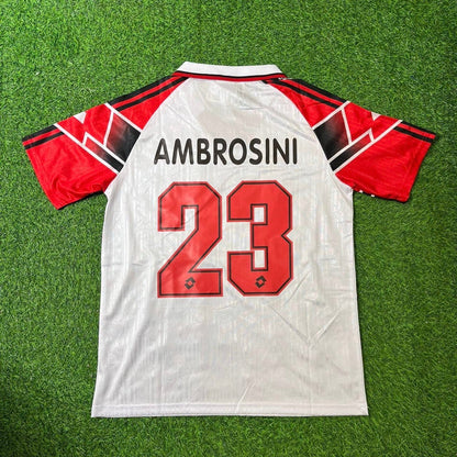 Massimo Ambrosini #23 AC Milan 1997 Away Retro Football Jersey Kit