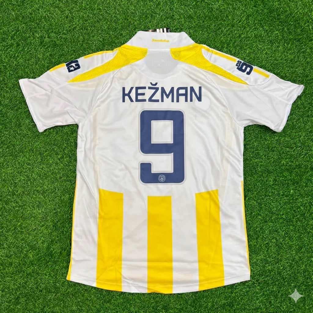 Mateja Kežman Fenerbahçe 2007-2008 Retro Football Jersey
