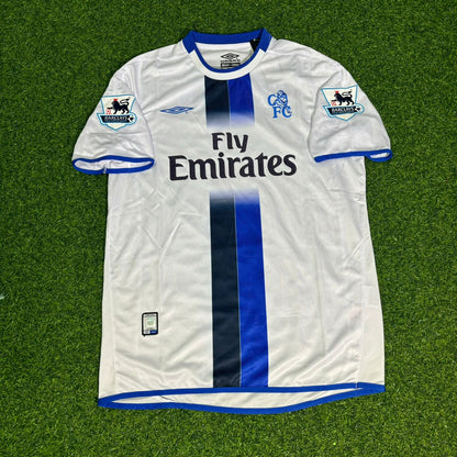 Mateja Kezman #9 Chelsea 2004-2005 Away Retro Football Jersey Kit