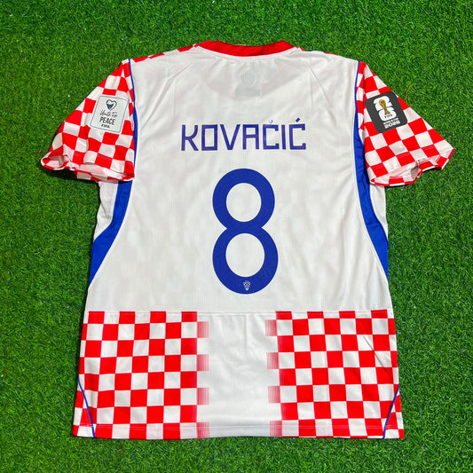 Mateo Kovacic Croatia 2026 World Cup Home Football Jersey Paradise Edition