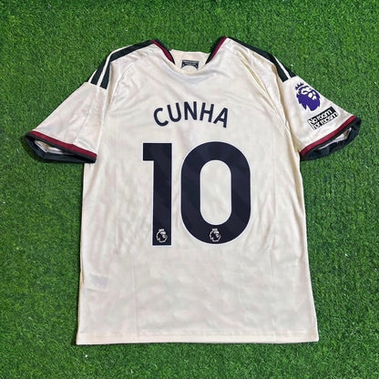 Matheus Cunha #10 Manchester United 2027 Football Jersey