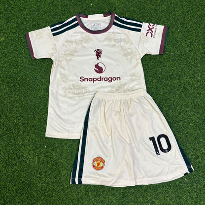 Matheus Cunha Manchester United 2027 Kids Football Jersey