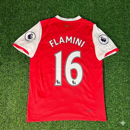 Mathieu Flamin #16 Arsenal 2006/2008 Season Retro Football Jersey