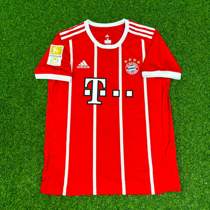 Mats Hummels Bayern Munich 2017-2018 Retro Home Football Jersey