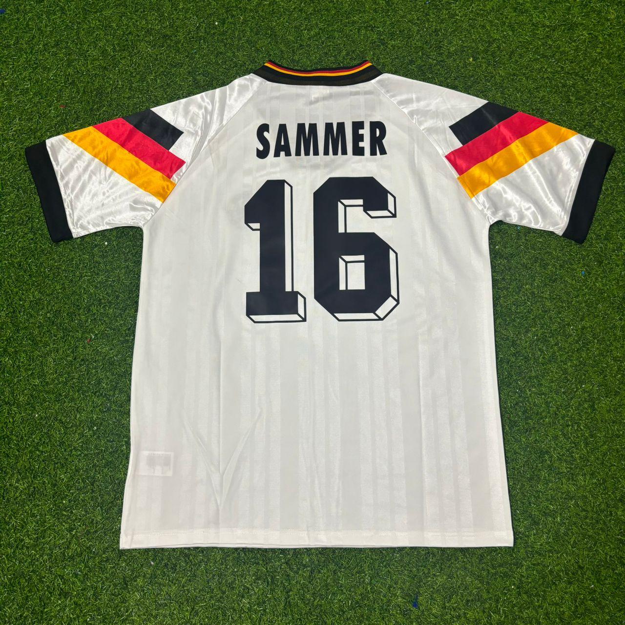 Matthias Sammer Deutschland 1992 Germany Retro Fußballtrikot Jersey