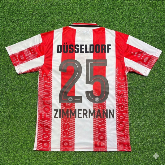 Matthias Zimmermann Fortuna Düsseldorf Retro Football Jersey Kit