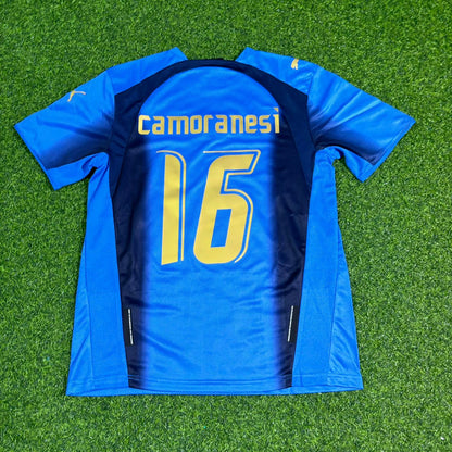 Italy World Cup 2006 Mauro Camoranesi Final Retro Football Jersey