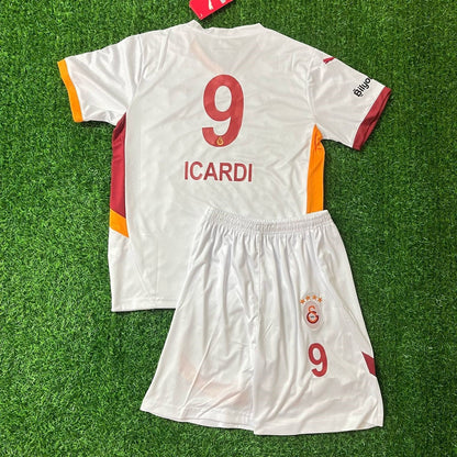 Mauro Icardi 9 Galatasaray Beyaz Cocuk Formasi Kids Kit Set