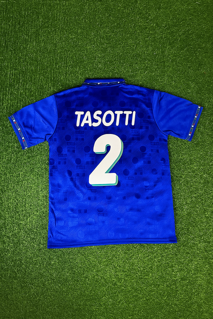 Italy World Cup 1994 Mauro Tasotti Retro Football Jersey