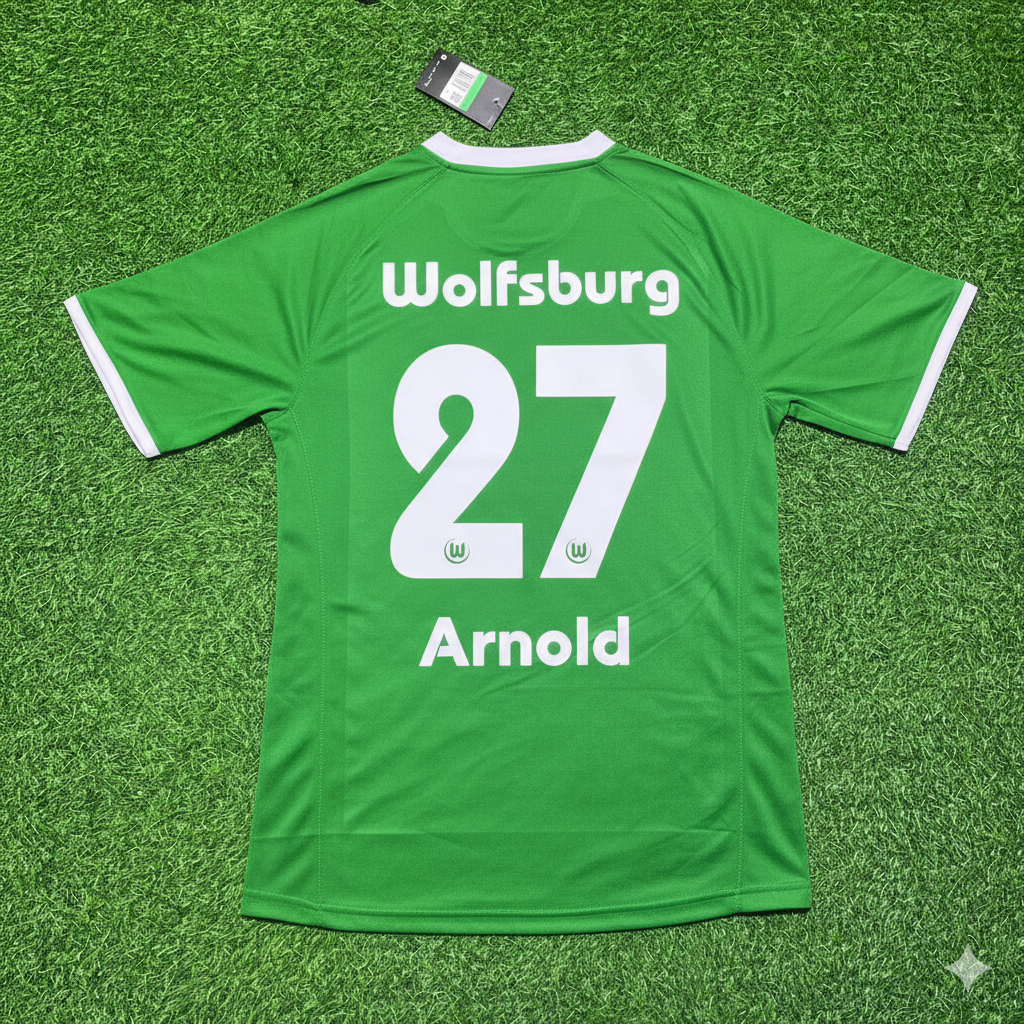 Maximilian Arnold VfL Wolfsburg Meisterjahr Retro Fußballtrikot Jersey