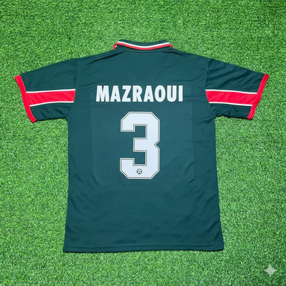 Noussair Mazraoui Morocco Home Retro Football Jersey Kit