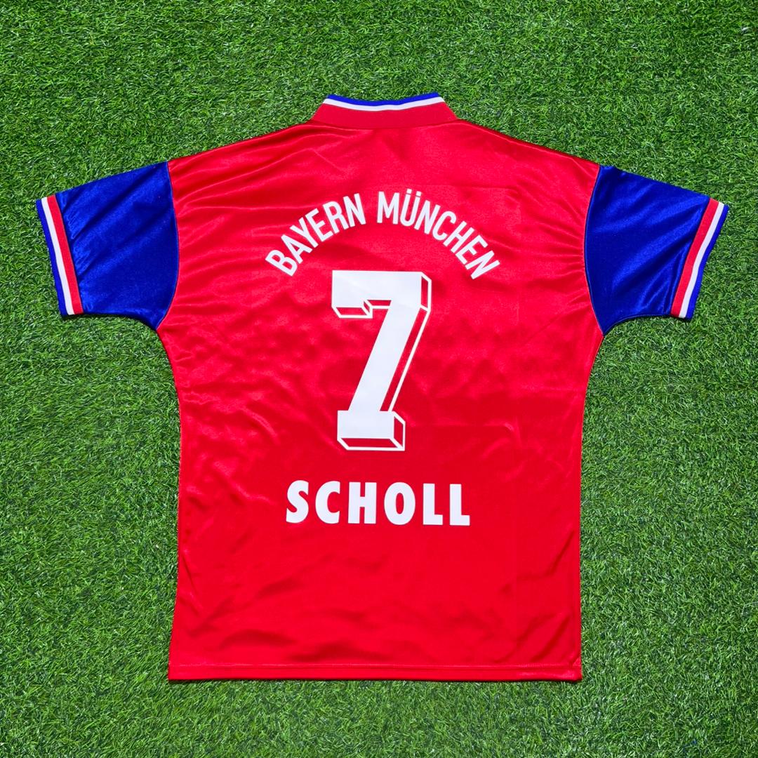 Mehmet Scholl #7 Bayern München 1993 1995 Heim Retro Fußballtrikot Jersey