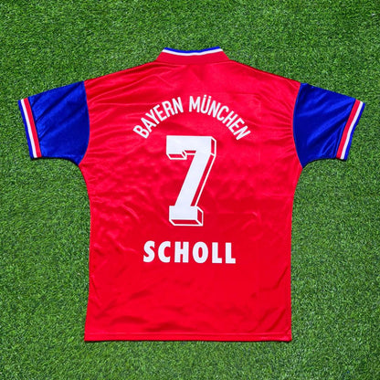Mehmet Scholl #7 Bayern München 1993 1995 Heim Retro Fußballtrikot Jersey
