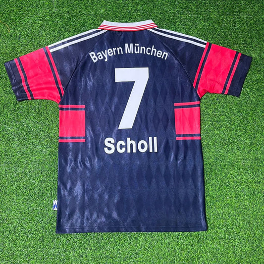 Mehmet Scholl 7 Bayern Munich Retro 1997/99 Football Jersey