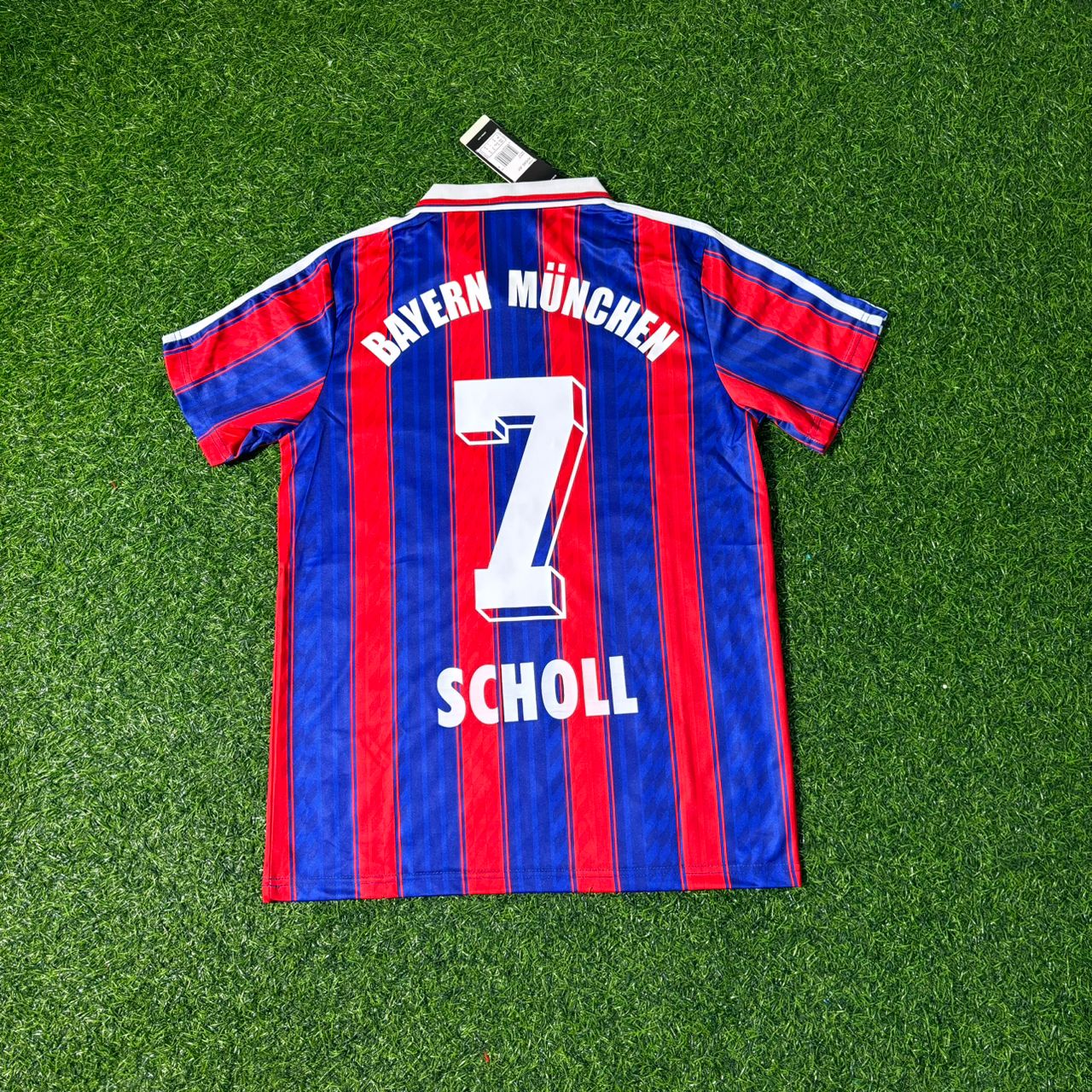 Mehmet Scholl Bayern Munich 1995 1997 Retro Football Jersey Kit