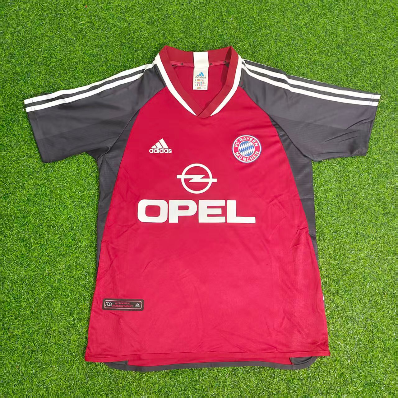 Mehmet Scholl Bayern Munich 2001/2002 Red Retro Football Jersey Kit