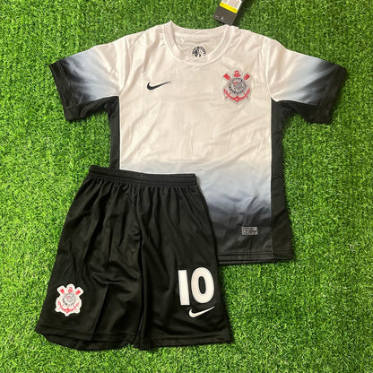 Memphis Depay Corinthians #10 Kids Football Jersey Kit