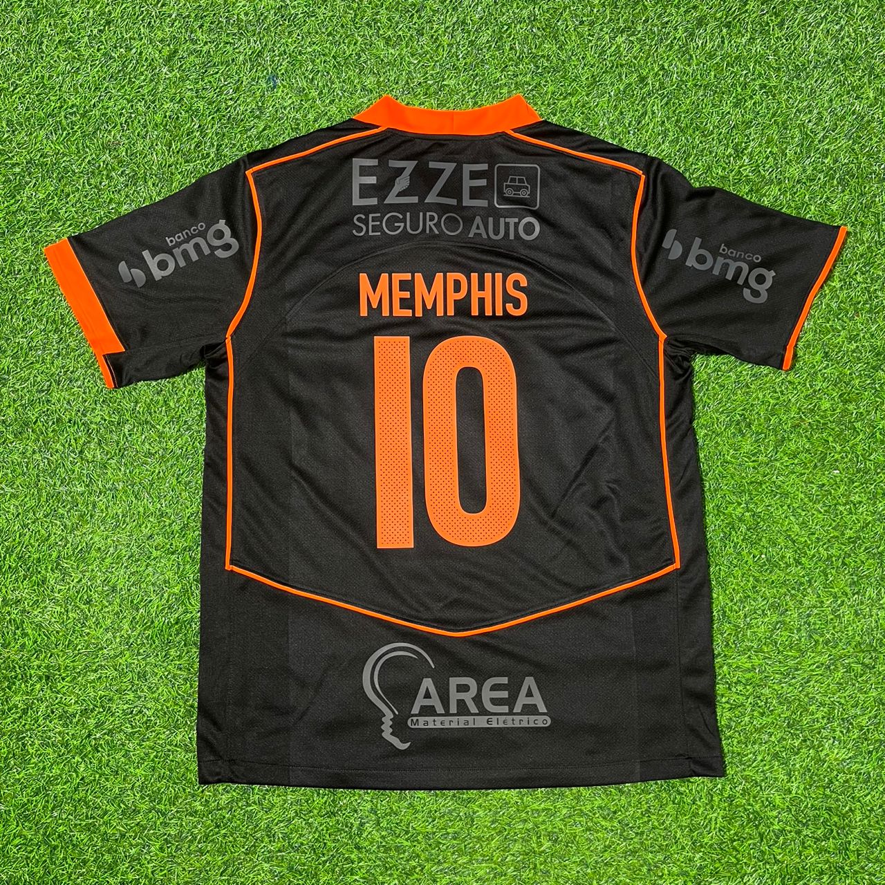 Memphis Depay Corinthians 2025/26 Orange Football Jersey Kit