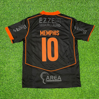 Memphis Depay Corinthians 2025/26 Orange Football Jersey Kit