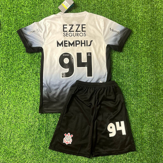 Memphis Depay Corinthians Kids Kit Jersey KinderTrikot EnfantMaillot Maglia Camiseta
