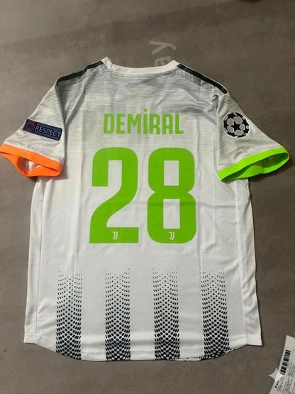 Merih Demiral 28 Juventus 2019/20 Home Football Jersey Retro Kit