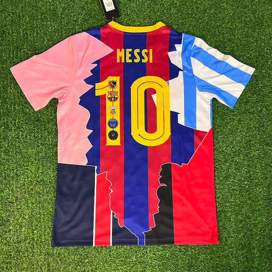 GOAT Lionel Messi Combo All Teams Special Jersey Trikot Maillot Soccer Kit
