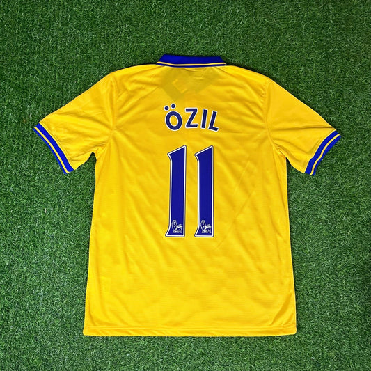 Mesut Özil – Arsenal 2013/2014 Yellow Retro Kit Jersey Trikot Maillot