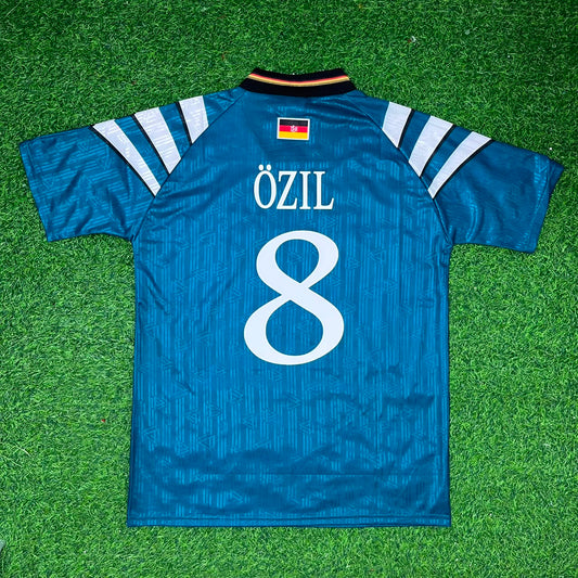 Mesut Özil Germany Deutschland Retro Football Jersey