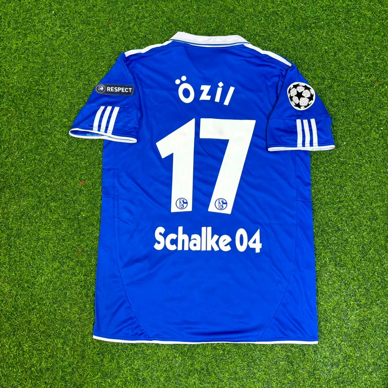 Mesut Ozil Özil Schalke 04 Retro Football Jersey Kit