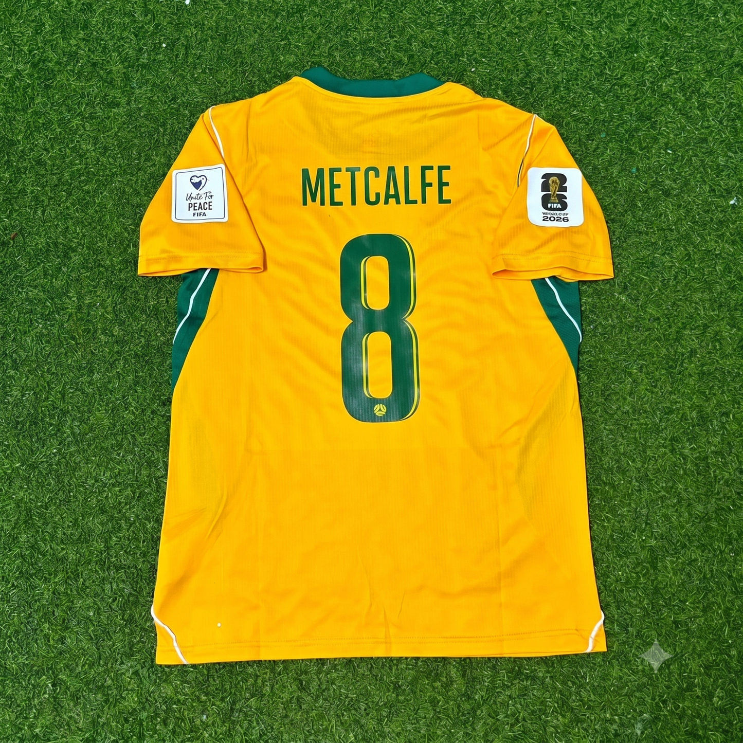Connor Metcalfe Australia 2026 World Cup Football Jersey