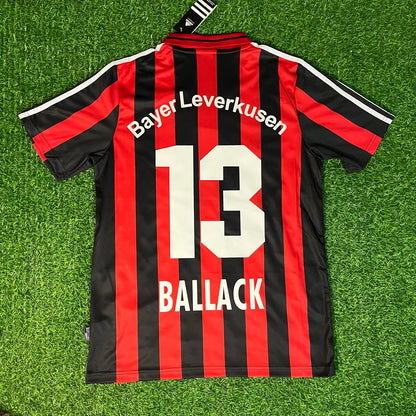 Michael Ballack Bayer 04 2001 2002 Home Retro Heimtrikot Football Jersey