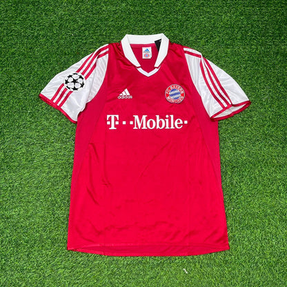 Michael Ballack Bayern Munchen 2003-2004 Retro Fussballtrikot Jersey