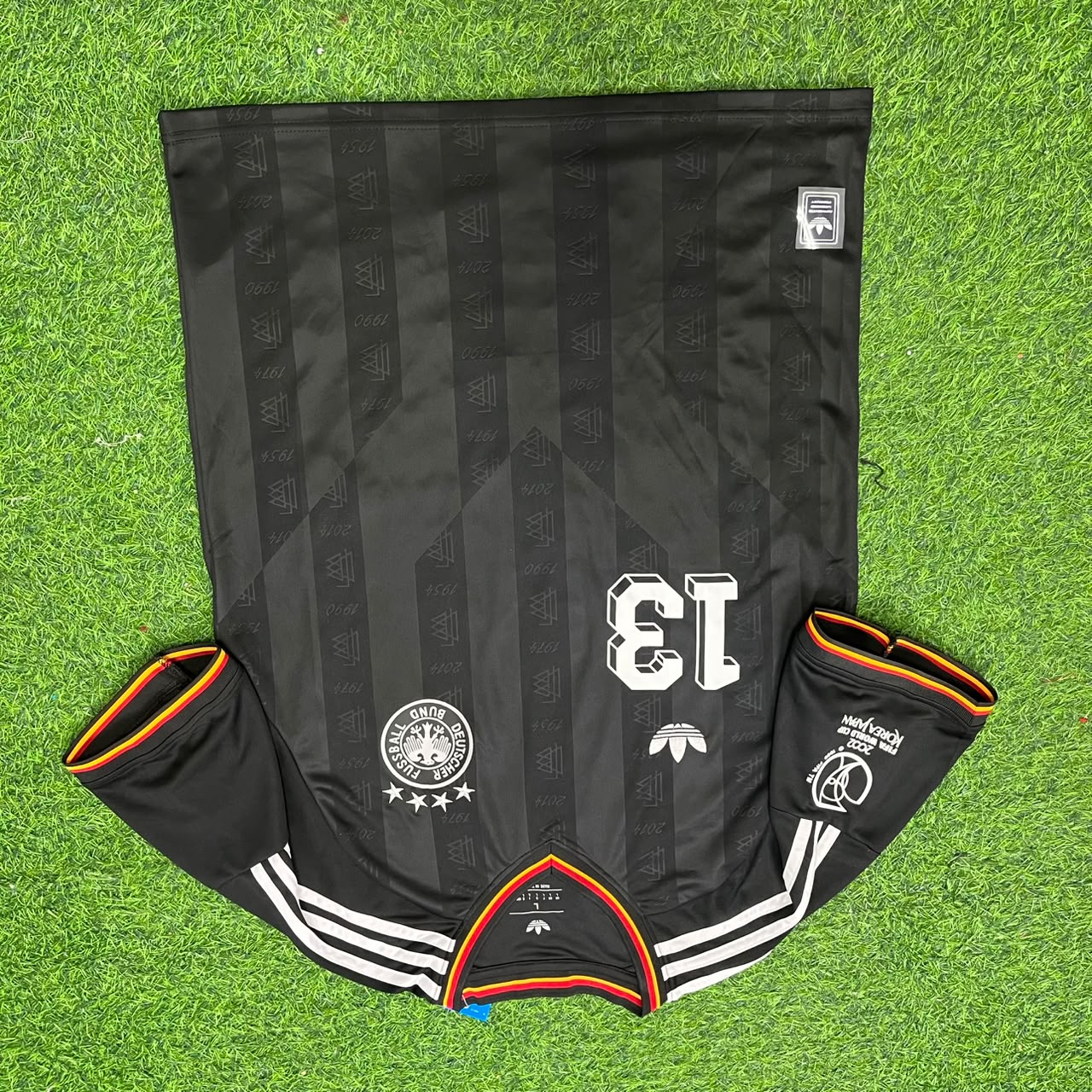 Germany World Cup 2002 Michael Ballack Black Special Retro Football Jersey