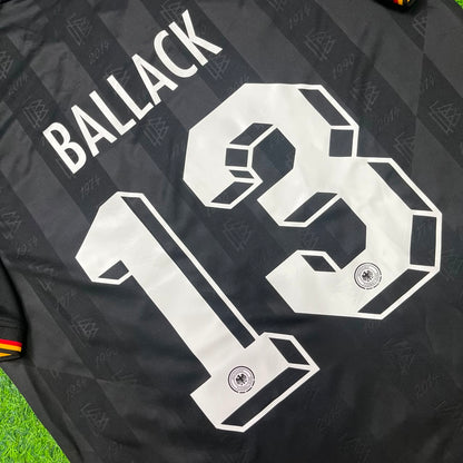 Germany World Cup 2002 Michael Ballack Black Special Retro Football Jersey