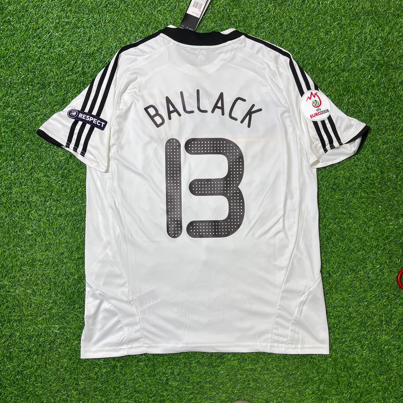 Germany EURO 2008 Michael Ballack Retro Football Jersey Kit