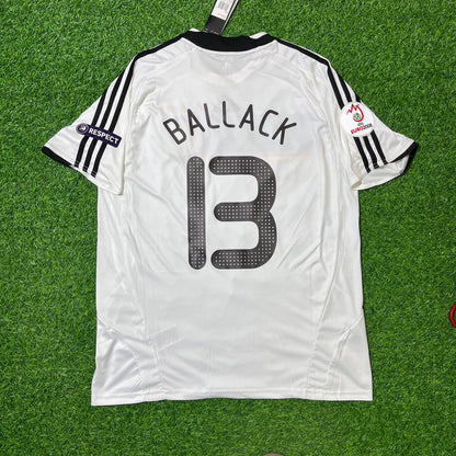 Germany EURO 2008 Michael Ballack Retro Football Jersey Kit