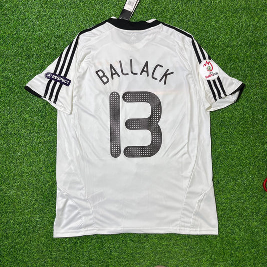Germany EURO 2008 Michael Ballack Retro Football Jersey Kit